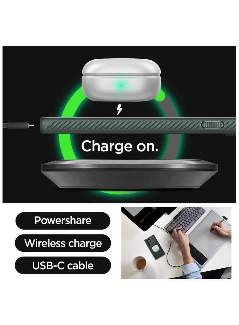 Spigen Liquid Air designed for Samsung Galaxy S24 ULTRA case cover (2024) - Abyss Green - Image 2