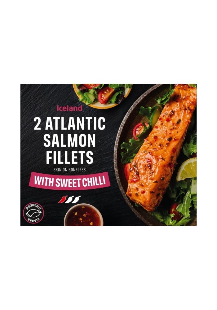 2 Atlantic Salmon Fillets With Sweet Chilli