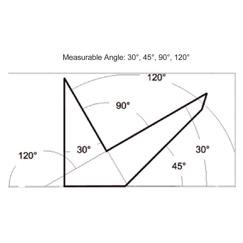 3D Multi Angle Measuring Ruler 30 45 90 120 Degree High Precision Woodworking Square Protractor - Image 4