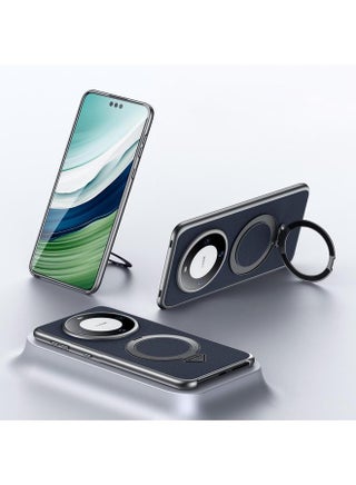 Case For Huawei Mate 60 Pro / Mate 60 Pro+ Top Grain Leather MagSafe Magnetic Holder Phone Case - pzsku/Z84C47719EA354282A719Z/45/1744732623/f84384c9-7a47-4eff-91f3-2ff161410412