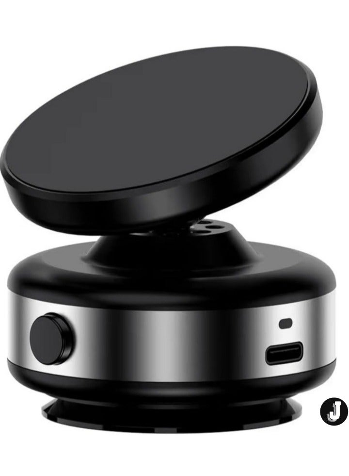 JAJEEK "Magnetic Suction Phone Holder for Car, Mirror, and Gym – 360° Rotation (Silver)" - Image 1