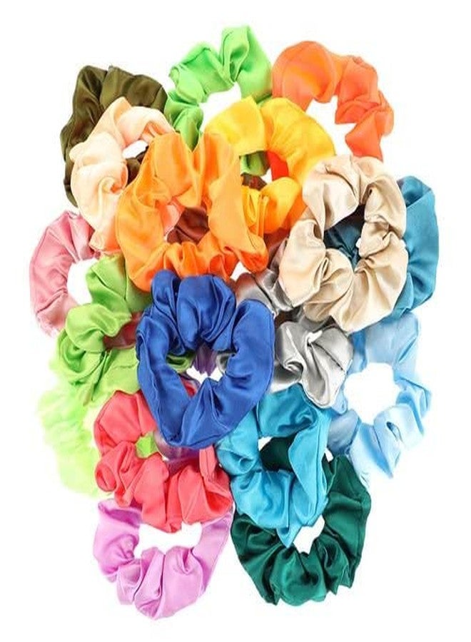 CHIROGRAPHY مجموعة ربطات شعر من CHIROGRAPHY، ربطات شعر حريرية ناعمة للنساء والفتيات، أربطة مطاطية لتثبيت ذيل الحصان، إكسسوارات شعر ناعمة | متعددة الألوان - Image 1