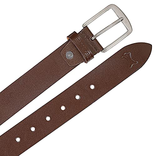Creature Formal/Casual Brown Leather Belts For Men (BL-03) - Image 4