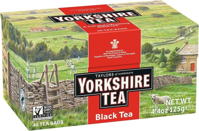 Yorkshire Tea Red – Classic Black Tea, 40 Tea Bags - Image 2
