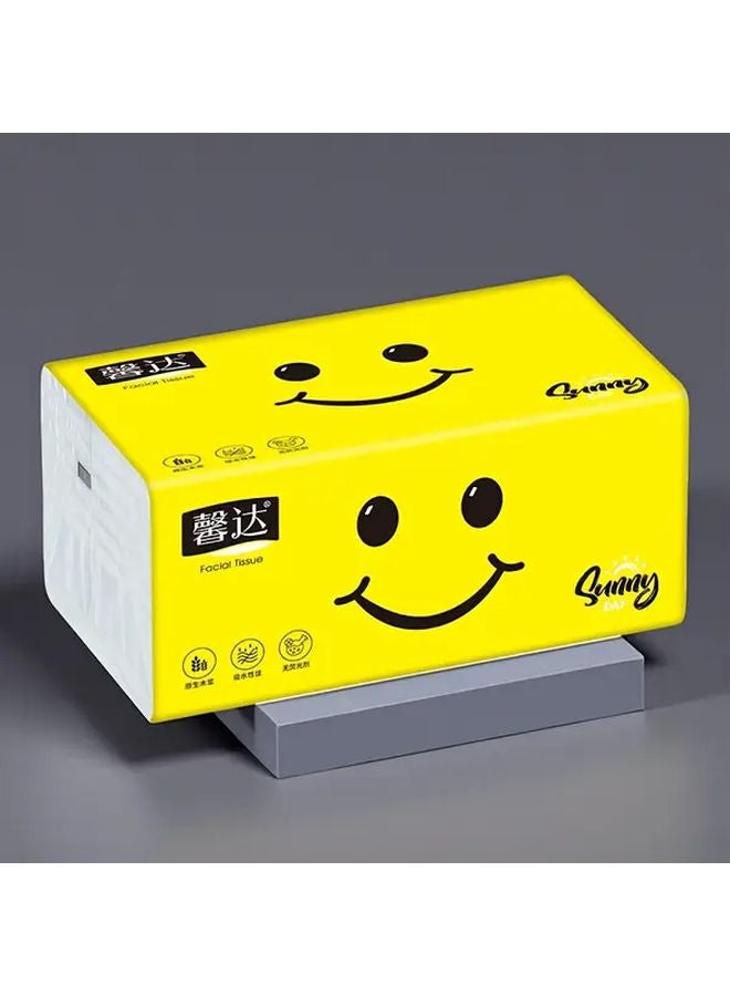 4 Ply Thick Facial Tissues 260 Sheets Individually Wrapped Beige Friendly Soft Paper - Image 1