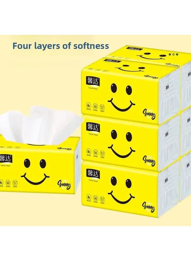 4 Ply Thick Facial Tissues 260 Sheets Individually Wrapped Beige Friendly Soft Paper - Image 5