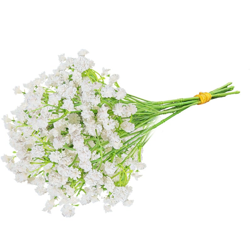 ABAJI Babys Breath Artificial Flowers Gypsophila Real Touch Flowers for Wedding Party Home Garden Decoration - Image 1