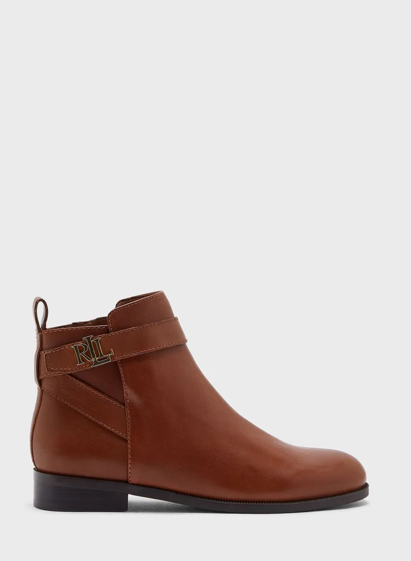 Lauren Ralph Lauren Bonne Low Heel Ankle Boot