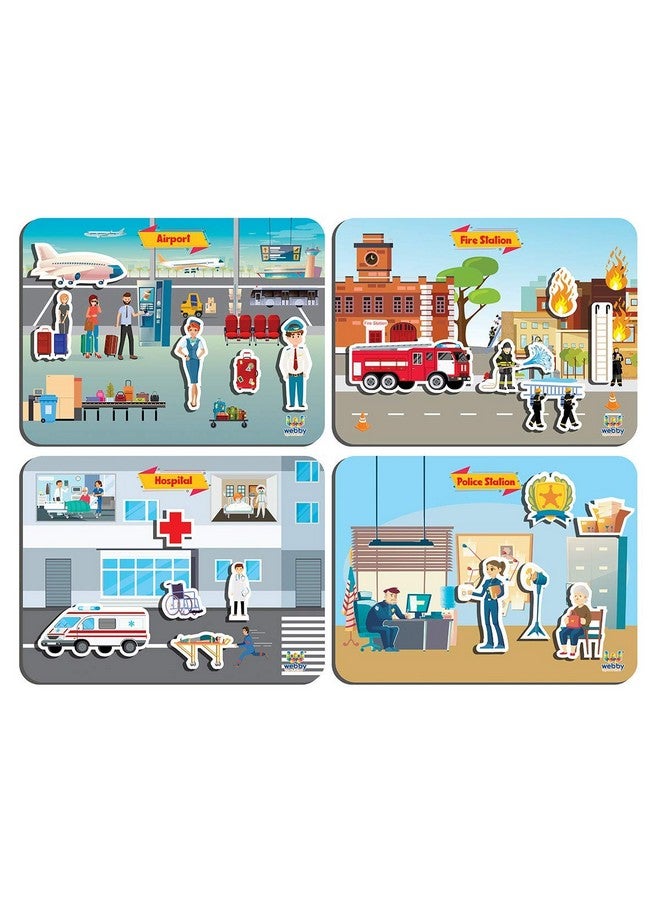 Webby Places Around Us Wooden Jigsaw Puzzle Toy, 24 Pcs for Toddler of 2 Years - 3 Years - Image 2