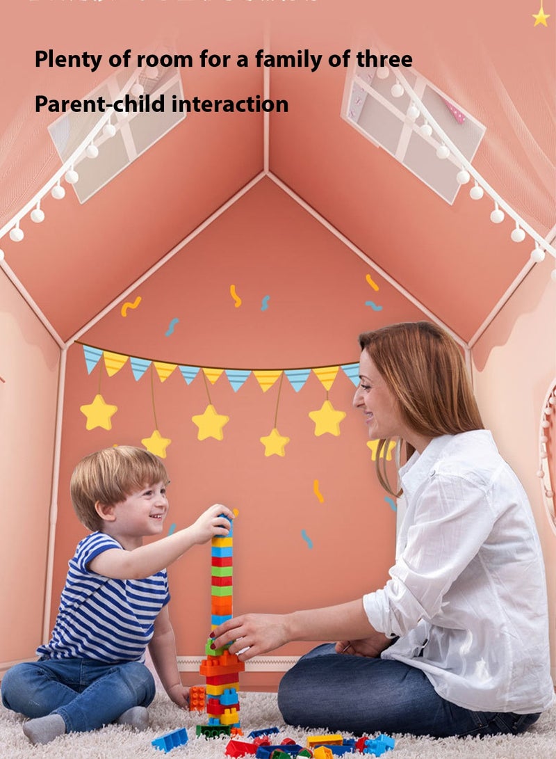 Kids Play Tent - Large Playhouse Children Play Castle Fairy Tent for Girls  Boys Birthday (No decorations)  - Image 3