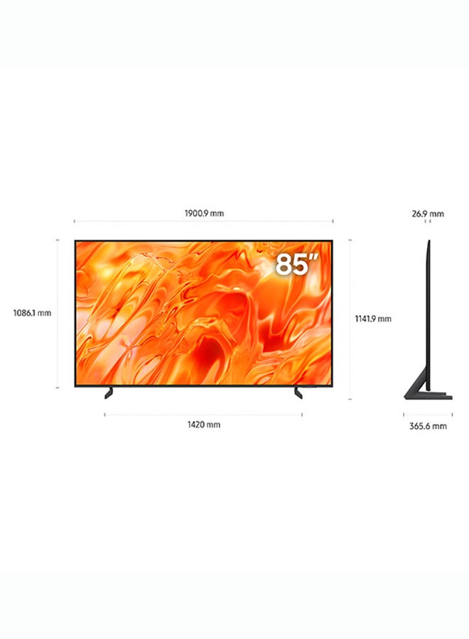 Samsung 85 Inch QN70H Neo QLED 4K Quantum Mini LED Smart TV, HDR 10+, Motion Xcelerator, Adpative Sound+, Gaming Hub, Knox Security, QA85QN70HAUXZN (2026 - UAE Version) QA85QN70HAUXZN black - Image 3