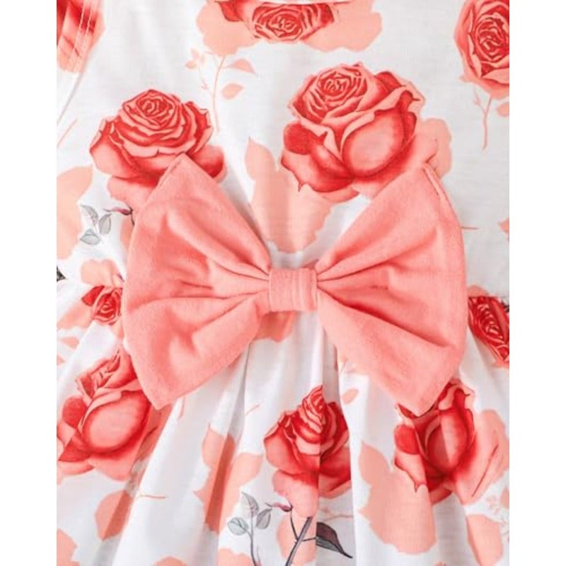 Rosibel Girls Dress and Cotton Cardigan Set for M3T Spring and Autumn Clothing - Image 5