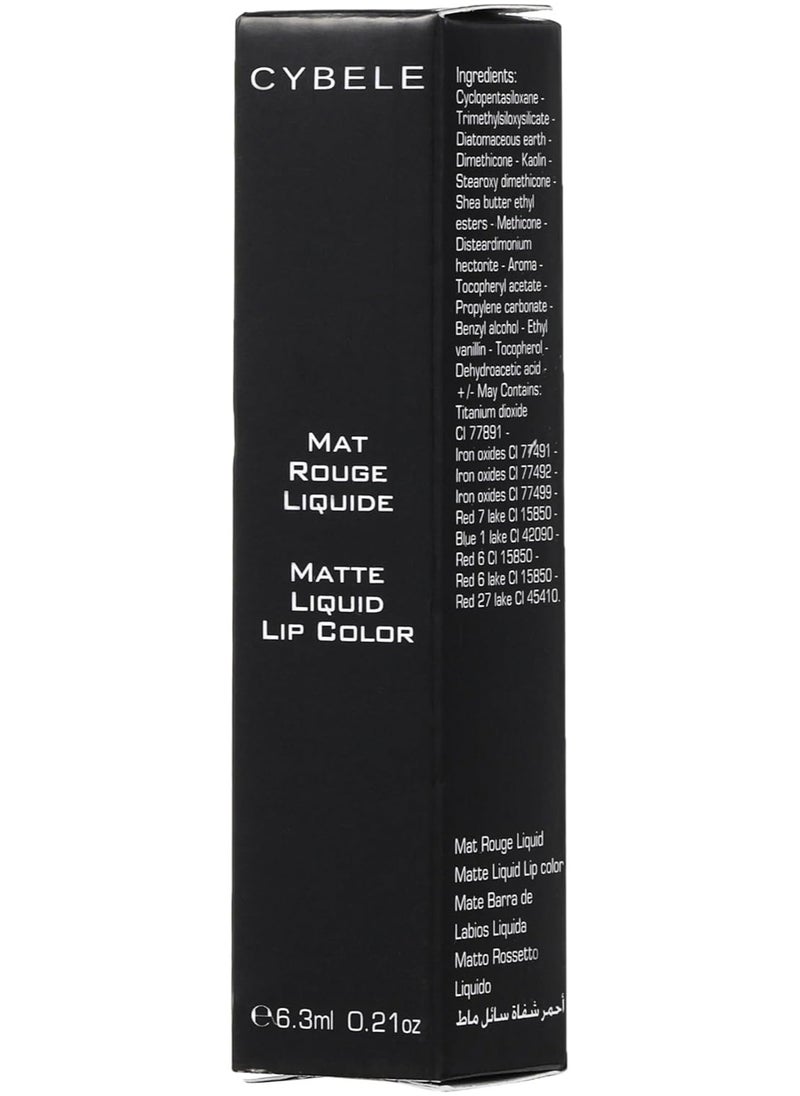 CYBELE Cybele matte liquid lip color 104 old pink  - Image 3