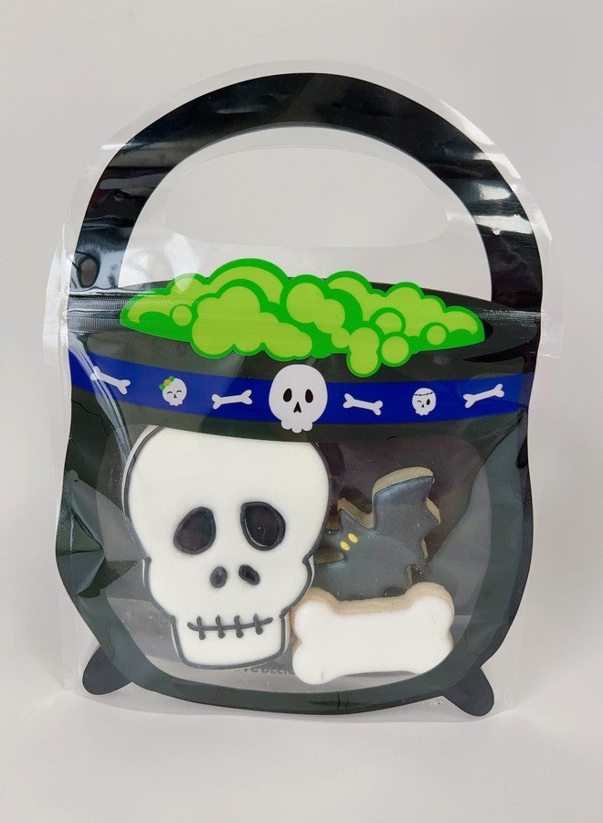 The Cookie Countess Inc The Cookie Countess Creepy Cauldron Cookie and Treat Bag - Pack of 10 - Image 4