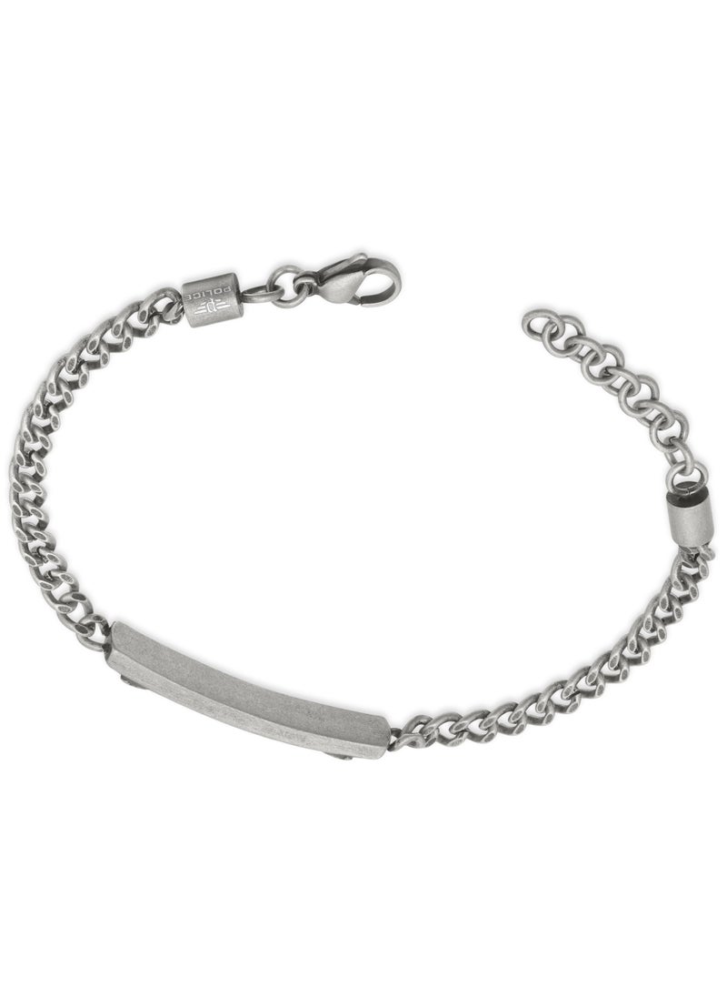 POLICE Cranio Antique Silver Stainless Steel Gents Bracelet  - Image 2