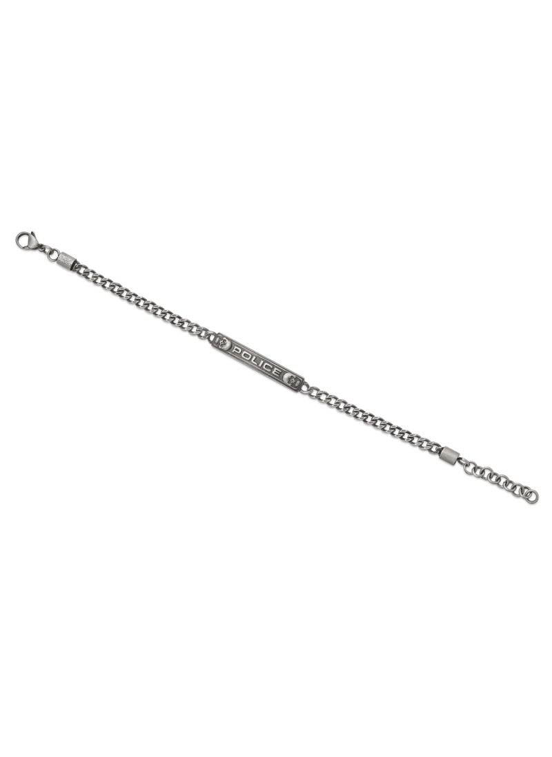 POLICE Cranio Antique Silver Stainless Steel Gents Bracelet  - Image 3