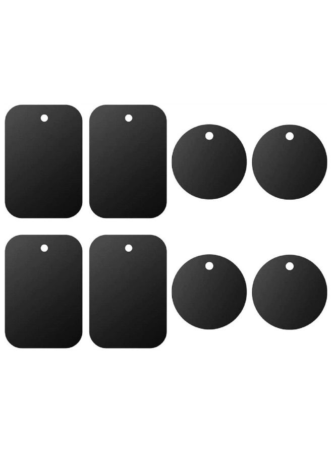 Universal Metal Plate, 8 Pack for Magnetic Phone Car Mount Holder Cradle with Adhesive - Image 1