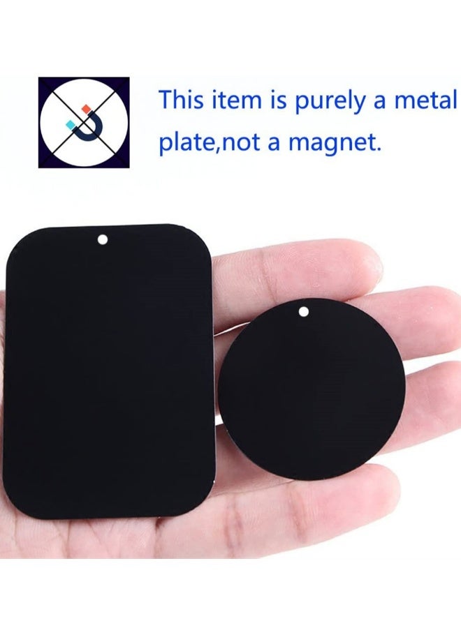 Universal Metal Plate, 8 Pack for Magnetic Phone Car Mount Holder Cradle with Adhesive - Image 5