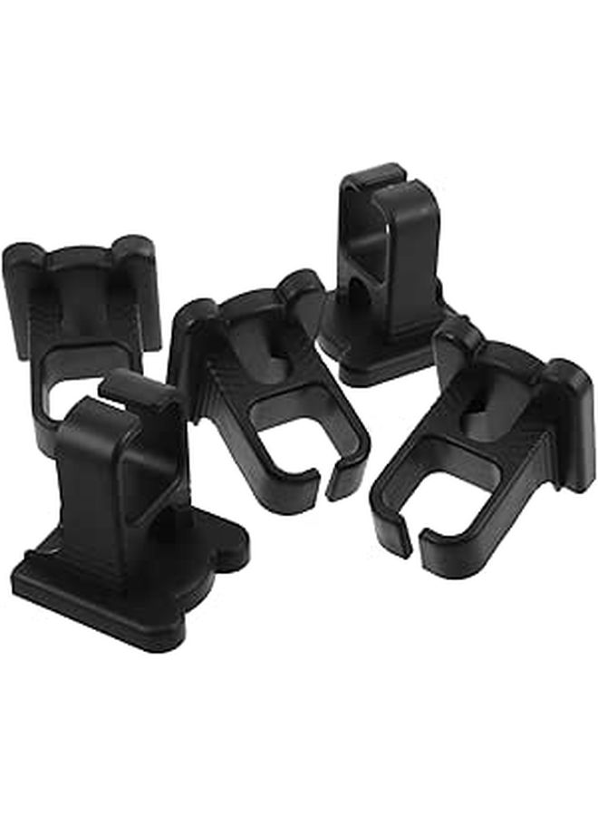5 Pcs No Drill Hair Dryer Holder Wall Mounted With Cord Management For Bathroom - Image 1