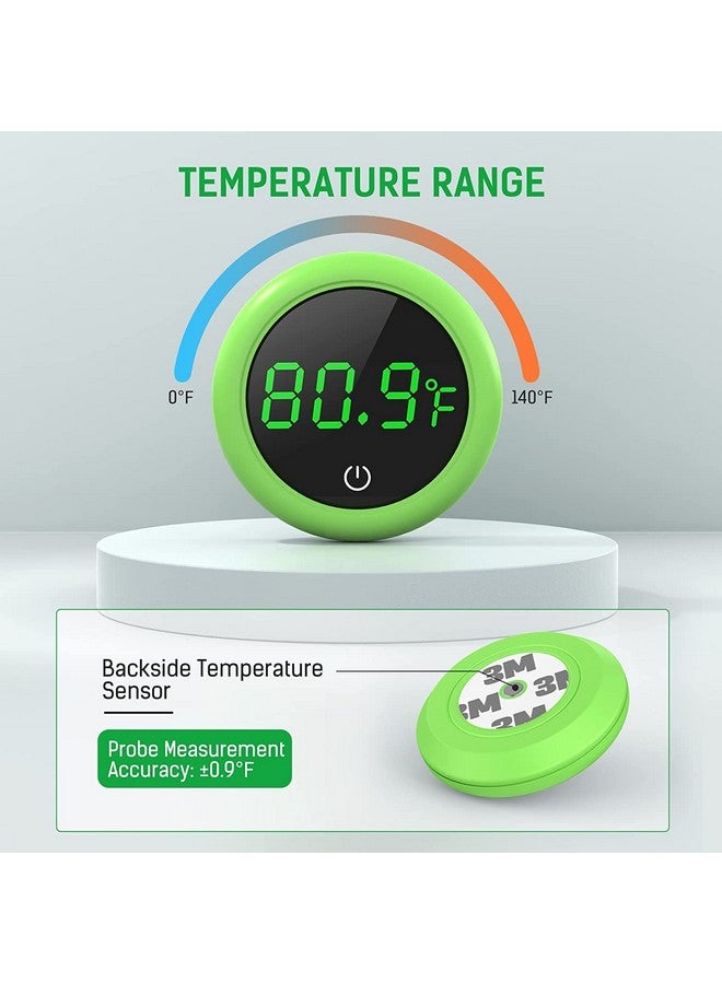 مقياس حرارة حوض السمك الرقمي الدائري الأخضر VAYINATO® بشاشة تعمل باللمس | يدوم طويلاً | شاشة تعمل باللمس | دقة عالية من Petzlifeworld - Image 3