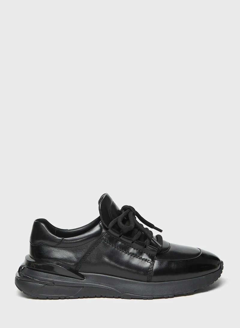 DUCHINI Lace Up Low Top Sneakers