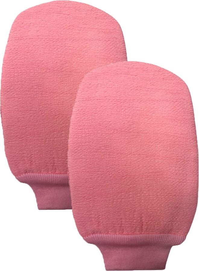 Pack of 2 Moroccan Loofah Bath gloves 