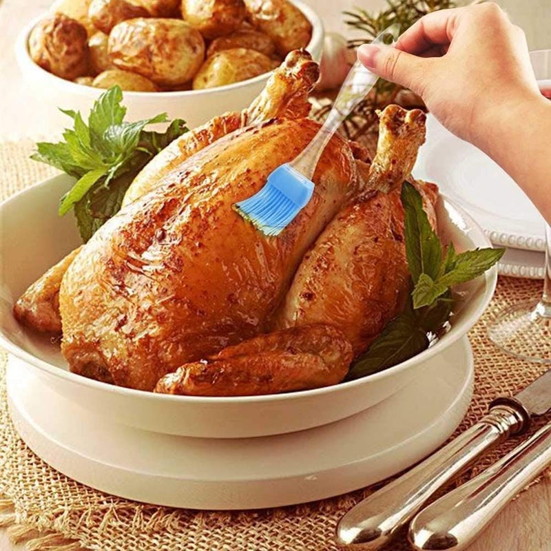DARKFISH Flat Pastry Brush MultiPurpose Silicone Durable Easy Use Oil Cooking Brush for Grilling Tandoor Cooking Baking BBQ Cooking Tools  - Image 5