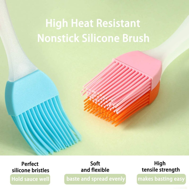 DARKFISH Flat Pastry Brush MultiPurpose Silicone Durable Easy Use Oil Cooking Brush for Grilling Tandoor Cooking Baking BBQ Cooking Tools  - Image 3