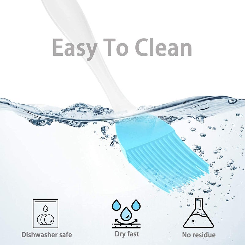 DARKFISH Flat Pastry Brush MultiPurpose Silicone Durable Easy Use Oil Cooking Brush for Grilling Tandoor Cooking Baking BBQ Cooking Tools  - Image 4
