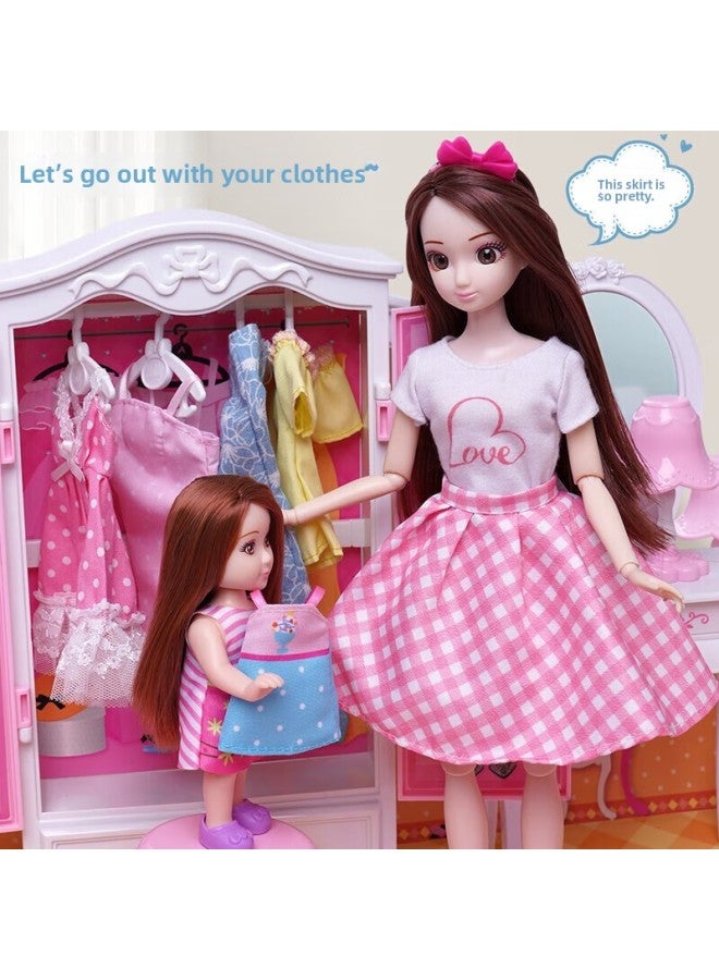 Anliba Biyang Doll Suit Big Gift Box Portable Dress-up Doll Girls' Toy Children's Birthday Gift-Color:Barbie Love Cute Pet Beauty Shop 66066 - Image 4