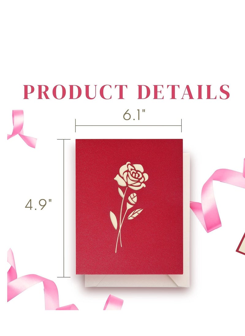 Rose 3D Pop-Up Card With Envelope Card Mom Anniversary Card Happy Birthday Card Thinking of You Greeting Card - pzsku/Z84C55F3D0220BA7EFA50Z/45/_/1698741531/11dd9fdb-37c2-4d86-a387-31ff2206aabc