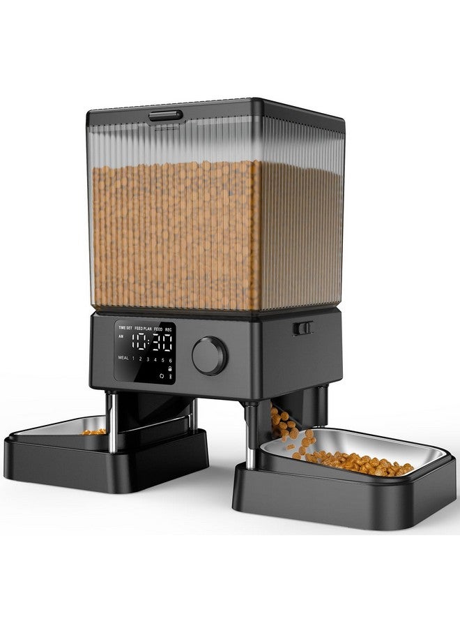 Oneisall Automatic Cat Feeder For 2 Cats, 20 Cups/5L Automatic Cat Food Dispenser For Small Pets Indoor, Timed Cat Feeder For Dry Food - Image 1