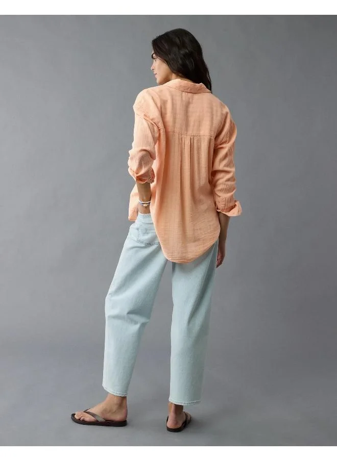 امريكان ايجل AE Perfect Button-Up Shirt