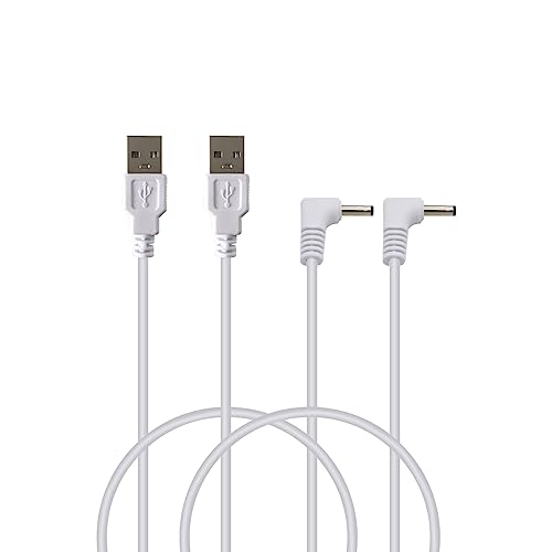 PDEEY 1FT Short Power Cord for Ring Stick up Cam Plug-in Security Camera, Charging Cable DC Barrel Plug (2-Pack) - Image 3