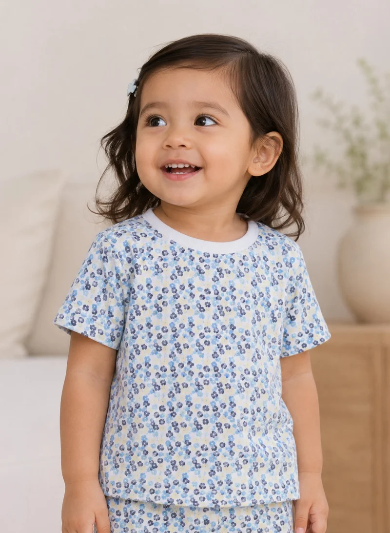 victor and jane Victor and Jane - All-Over Printed T-shirt and Pyjama Set