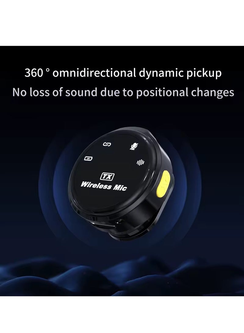 Wireless Lavalier Microphone New Q8 , One to Two Magnetic Buckle For Android iPhone Recording Microphone TikTok Live Broadcast - Image 3