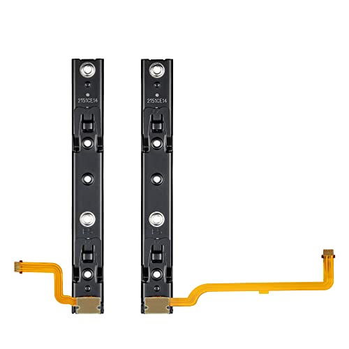 RGEEK 2022 Update Original Part Replacement Right and Left Slide Rail with Ribbon Flex Cable Replacement Part for Nintendo Switch Joycon Accessories Parts - Image 1