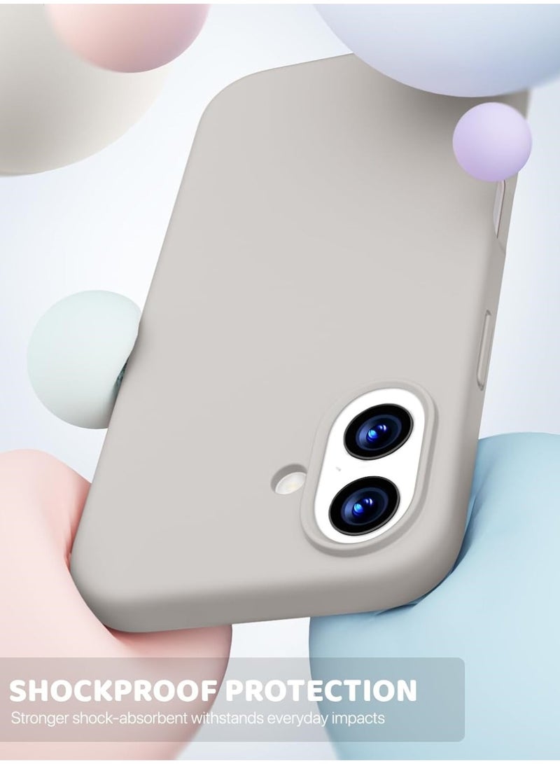 JOMILA iPhone 17 Case Premium Liquid Silicone Cover with 2-Pack Full HD 9D Tempered Glass For iPhone 17 Soft Touch Anti-Scratch with Microfiber Lining Cover For iPhone 17 6.3-inch - Image 4