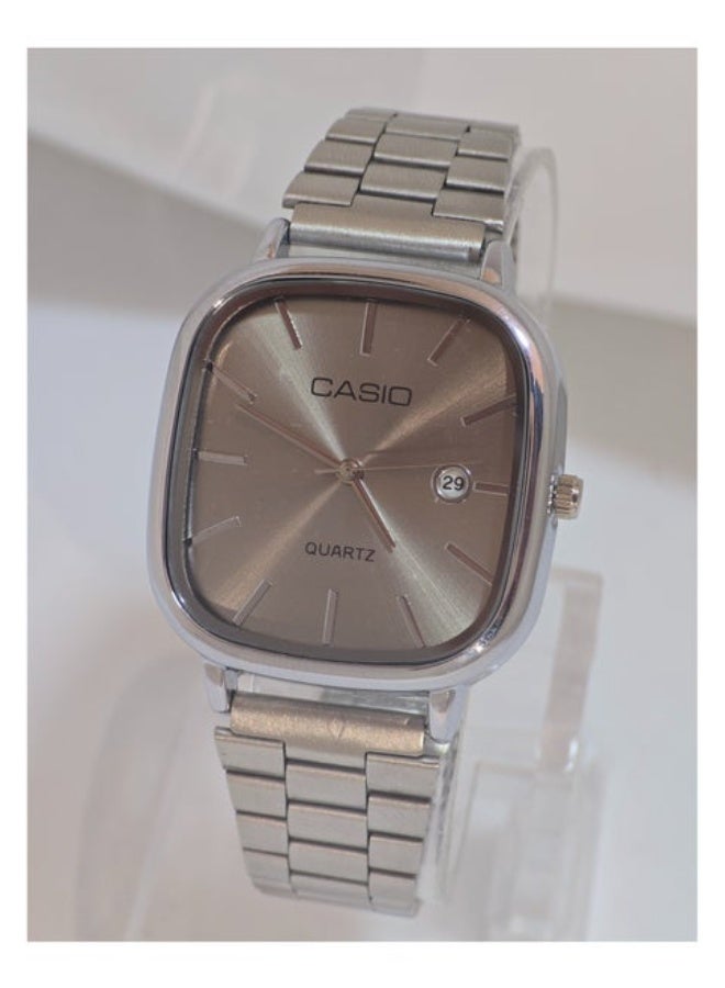 Casio Unisex LTP-E117D Analog Stainless Steel Watch - Silver - Image 3