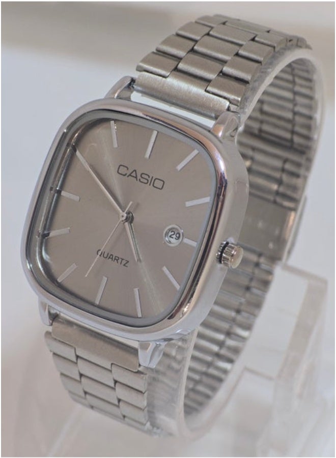 Casio Unisex LTP-E117D Analog Stainless Steel Watch - Silver - Image 4