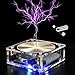 Yoqanr Bluetooth Music Tesla Coil 10 Cm Solid State Tesla Coil Kit Touchable Artificial Lightning Electric Power Wireless Transmission Model Arc Plasma Loudspeaker Science Experiment Tool Desktop Toy - Image 4