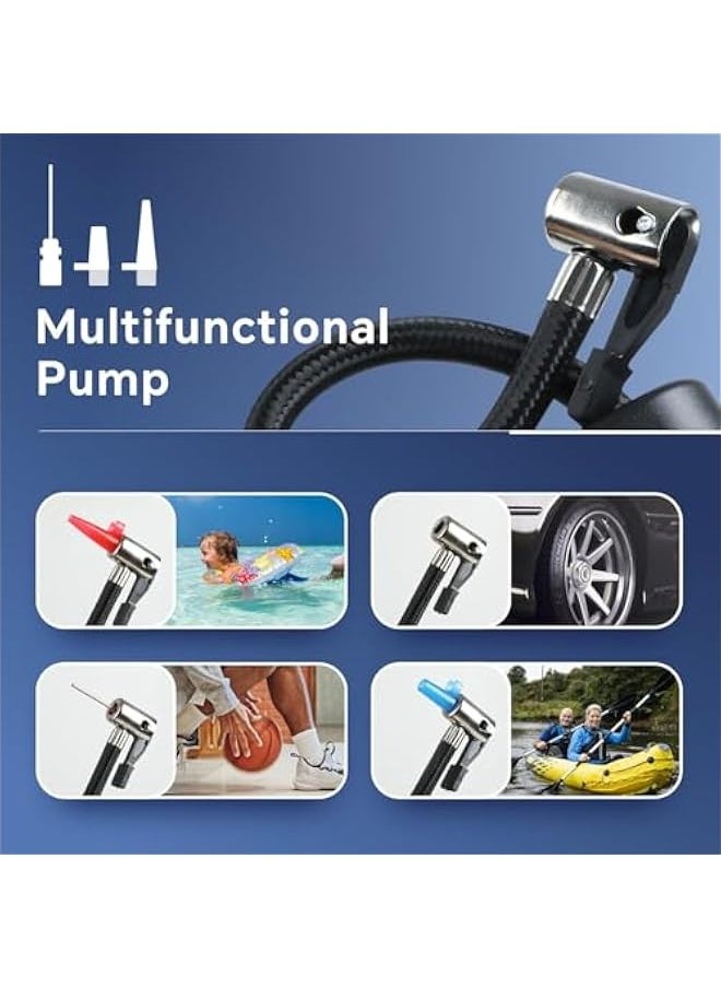 TRASSLE Car Air Pumps,Car Tyre Inflator Air Compressor,Tyre Inflator Cordless,Accurate Pressure LCD Display Digital Pressure Gauge with Light,Fast Inflation for Car,Motorcycle,E-bike,Ball  - Image 3