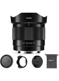 VILTROX 20mm f2.8 FE, 20mm f/2.8 e-Mount Full Frame AF Lens for Sony e Mount, Prime Wide Angle Lens for Sony e Mount a7cr a7cii a7c a6700 zv-e100 a6600 a6400 a7iv a7iii