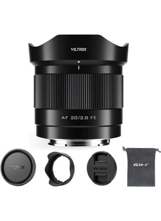 VILTROX 20mm f2.8 FE, 20mm f/2.8 e-Mount Full Frame AF Lens for Sony e Mount, Prime Wide Angle Lens for Sony e Mount a7cr a7cii a7c a6700 zv-e100 a6600 a6400 a7iv a7iii - pzsku/Z84C5F4C5F7AC41B8964CZ/45/1745654989/d47f936d-e98a-4ef8-af08-3a808ab3538d