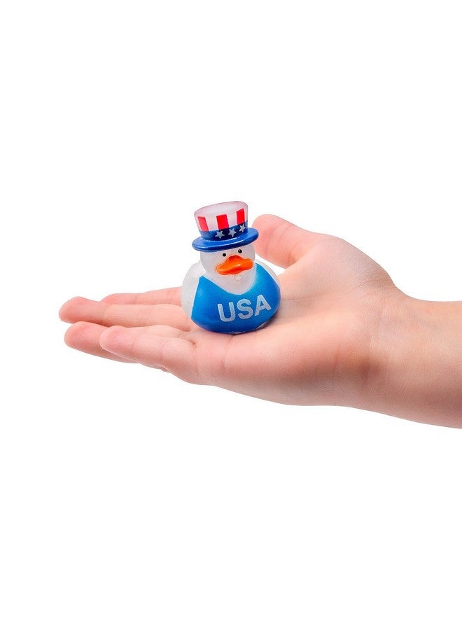 Fun Express Mini Glow-in-The-Dark Patriotic Rubber Ducks - 24 Pc - Image 3