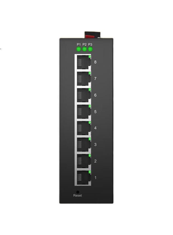 Keeplink Kp-9000 Lightweight Managed Industrial Switch, Gigabit 8-Port, Rail-Mounted, Metal Casing - Image 3