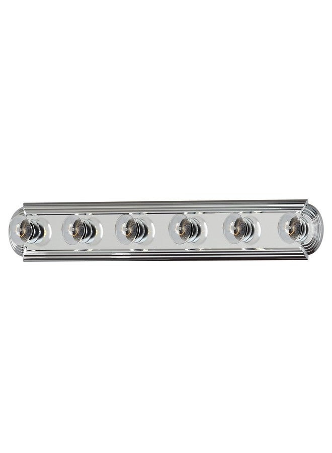 Maxim Essentials 6 Light Vanity Light with Polished Chrome Finish - Image 1
