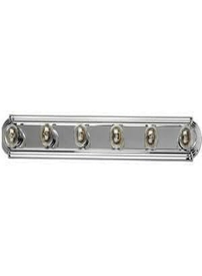 Maxim Essentials 6 Light Vanity Light with Polished Chrome Finish - Image 5