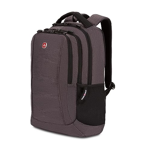 SwissGear 5668 Laptop Backpack Dark Gray Heather 1825 In - Image 1
