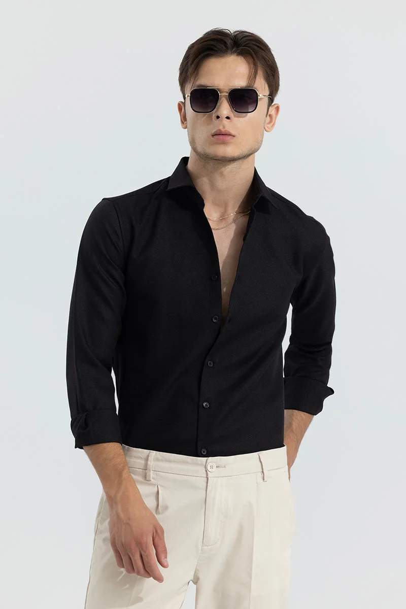 SNITCH Crapepoly Black Shirt